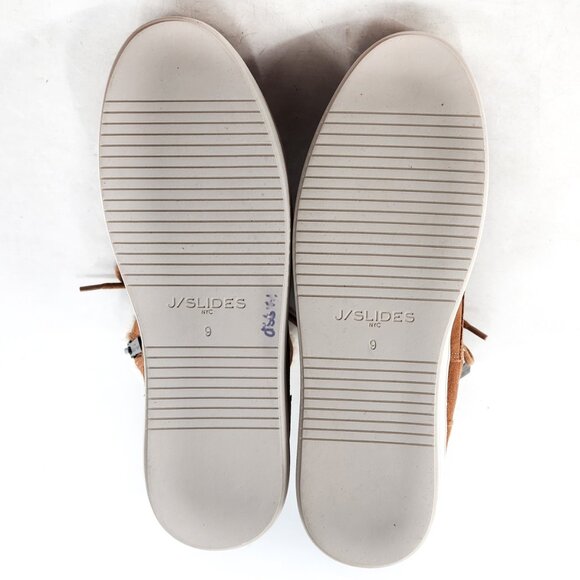 J/SLIDES Torrie Waterproof Suede Platform Faux Fur Lined Boots Brown - Picture 10 of 10